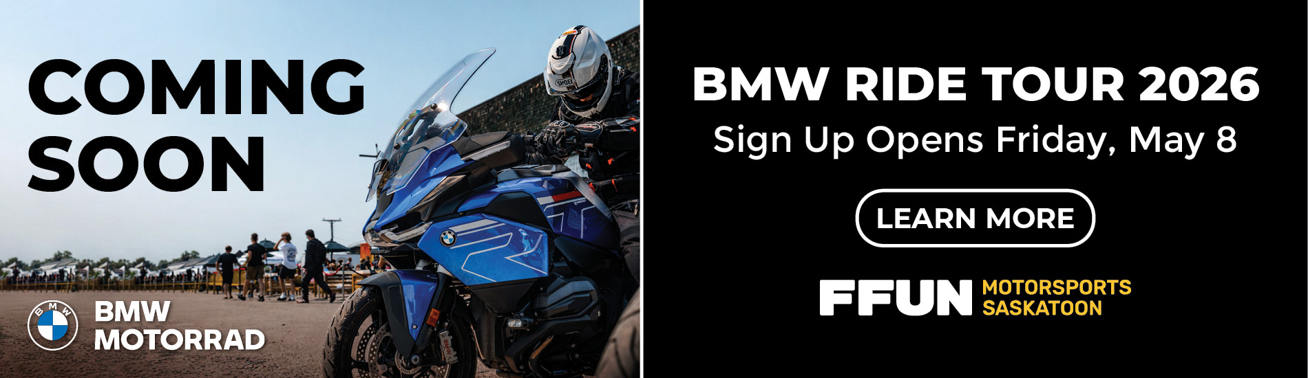 BMW RIde Tour 2026 Banner